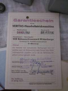 VERITAS Strickmaschine in Brandenburg   Wittenberge  Heimtextilien 