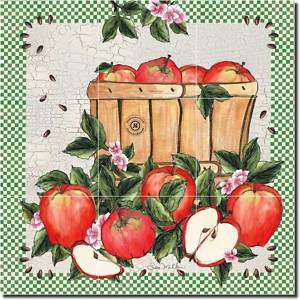 Mullen Fruit Apple Art Decor Kitchen Ceramic Tile Mural  