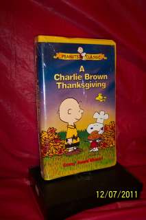 Charlie Brown Thanksgiving (VHS, 1999, Clamshell)  