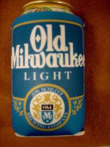 Old Milwaukee Light Beer Can Coolie   Koozie   Set of 2  