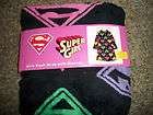 NEW SUPER GIRL PLUSH WRAP W SLEEVES KIDS 4 10 ONE SIZE