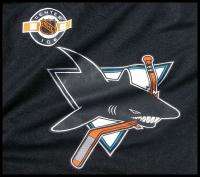 San Jose Sharks Logo NHL Ice Hockey Fan Jersey Shirt XL  