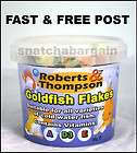 ROBERTS THOMPSON COLDWATER GOLDFISH FLAKES FOOD 50G TUB NEW items in 