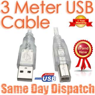 Meter USB 2.0 A High Speed A TO B Plug Cable Lead 5M  