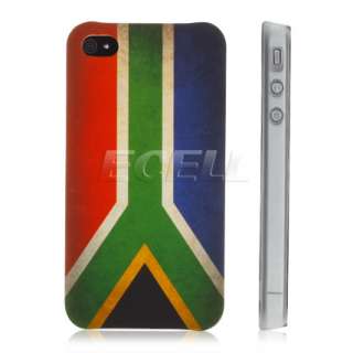 GENUINE HEAD CASE DESIGNS SOUTH AFRICAN FLAG MATTE CASE FOR iPHONE 4 