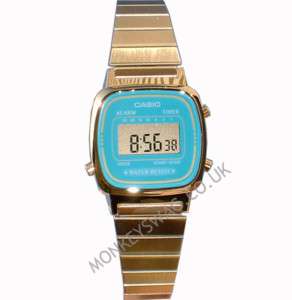 URBAN OUTFITTERS MINI CASIO WATCH ★BLUE FACE★  