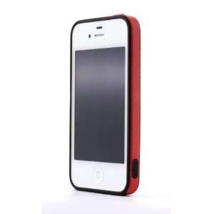  Bone Collection Red Bumper Case for Iphone4/4s With Screen 