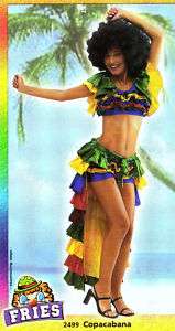 Party*Hawaii Kleid*Rio*Salsa*Samba Kostüm+Karneval Rumba+Latino 36+38 