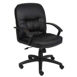  Boss Mid Back Leatherplus Chair