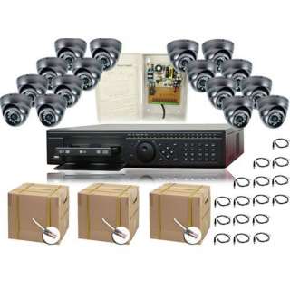 COMPLETE 16 CHANNEL ULTIMATE DVR SECURITY CAMERA SURVEILLANCE SYSTEM 