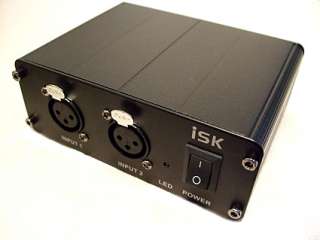 iSK SPM002 Dual 48v Microphone Phantom Power Supply  
