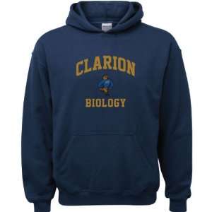  Clarion Golden Eagles Navy Youth Biology Arch Hooded 