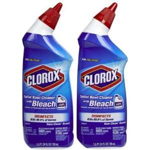 Clorox Toilet Bowl Cleaner Value ct Rain Clean 24 oz, 2ct (Quantity of 