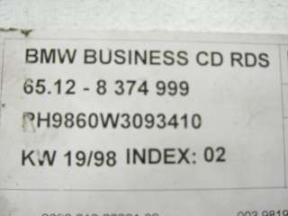 BMW E39 5 SERIES CD PLAYER 65128374999  