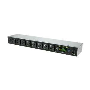  1U 15A Switched Metered 8 Outlets PDU 8 x NEMA 5 15/20R 