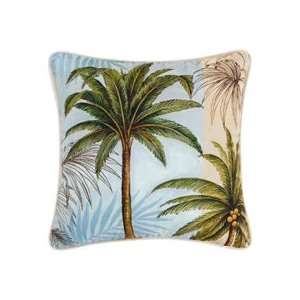 Throw Pillow   Palm Trees   18 x 18