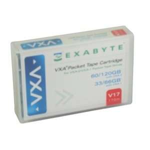  EXABYTE Tape Cartridge, VXA, 8mm, 170m, 33/66GB, V17 Drive 