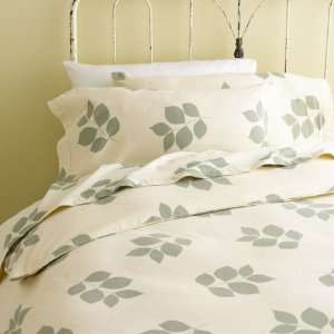  Gaiam Organic Pressed Leaves Flannel Pillowcases, King 