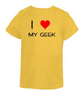   I love My Geek Geeky Nerdy Techie I.T. New T Shirt Tee