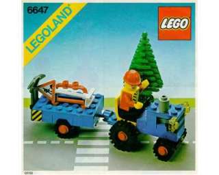LEGO 6647 Trattore Lavori Stradali aree verdi Legoland City Giocattolo