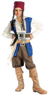 Standard Captain Jack Sparrow Costume   Pirate Costumes