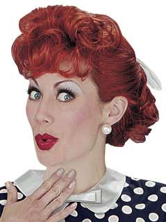 Love Lucy Wig for Adults  Red Lucy Wig