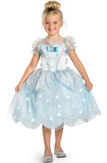 Disney Princess Cinderella Light Up Deluxe Child Costume for Halloween 