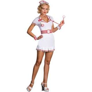 Nurse Lotta Meds Adult Costume   Includes Dress, belt, 2 wrist cuffs 