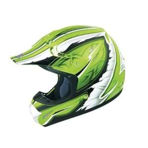    GMAX Youth GM46Y Full Face Helmet Large  Green Automotive