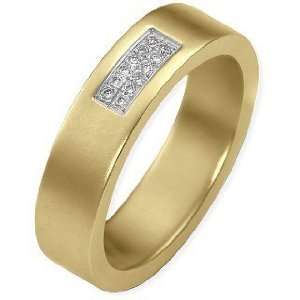   14 Karat Yellow Gold Diamond Anniversary Band   10 Dora Rings