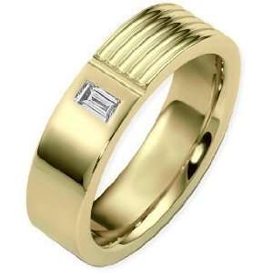  Diamond 18 Karat Yellow Gold Wedding Band   10.5 Dora Rings Jewelry