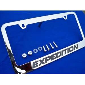  Ford Expedition Chrome Metal License Plate Frame with 