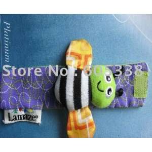   lamaze bee ladybug bell wrist rattle infants toddler baby toys plush