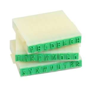   Plastic Rubber English Letters Alphabet Stamp Set