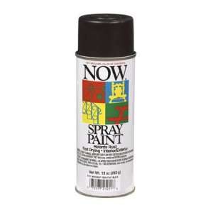Flat black spray paint; 9oz [PRICE is per CAN] 