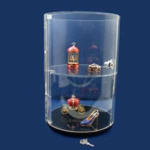 Revolving acrylic display case