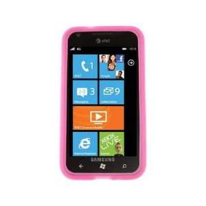   Phone Protector Case Cover Pink For Samsung Focus S Cell Phones