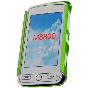  Cellet Green Rubberized Proguard Cases for Samsung M8800 