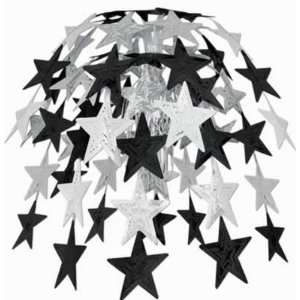 Star Cascade (black & silver) Party Accessory (1 count) (1/Pkg 