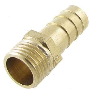   Brass 1/2 Male Thread 2/5 Air Water Fuel Hose Barbed Fitting Adapter