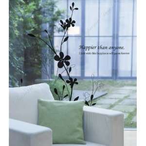   keep you happy   removable vinyl art wall decals murals home decor