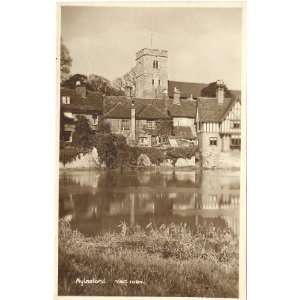 1930s Vintage Postcard View of Aylesford England UK