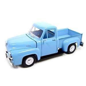  1953 FORD F100 PICKUP LIGHT BLUE 118 SCALE DIECAST MODEL 