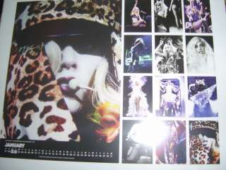 Lady Gaga UK Monster Ball Tour 2011 Calendar (Sealed)  