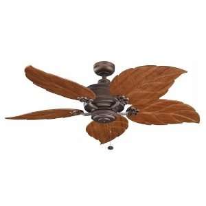 Crystal Bay Collection 52ö Weathered Copper Powder Coat Ceiling Fan 