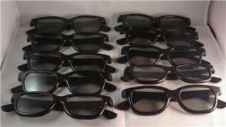 10 Pairs of RealD 3D Polarized Digital Glasses  