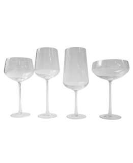Calvin Klein Home Basso Clear White Wine Glass   White Wine Wine 