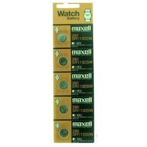  100pcs. SR1130SW 390/389 Maxell Watch Batteries 1.55v 