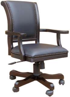 New Game/Office/PC desk Chair Mahogany Finish  