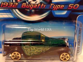 2006 Hot Wheels Mainline Car #177 32 Bugatti Type 50  